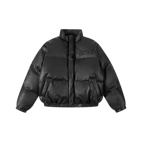 1807 Кожа Пуховик Унисекс