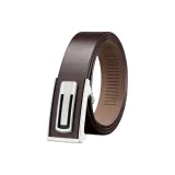 Стиль 1, серебряная застежка, коричневый ремешок