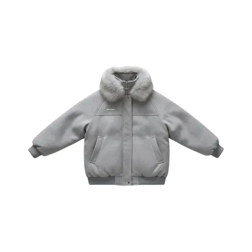 XIAOLIZI Серый Унисекс Пуховики