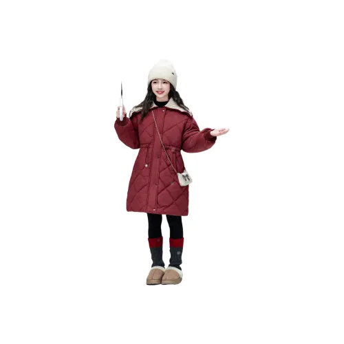 MAISON VINSON Бургунди Kids Утеплённые куртки