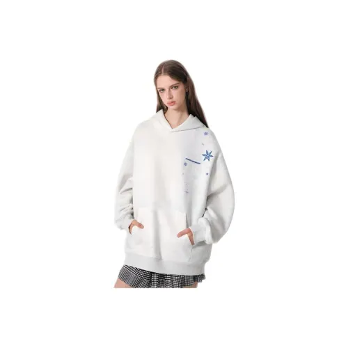 GOYN Белый Серый Школьные Свитшоты