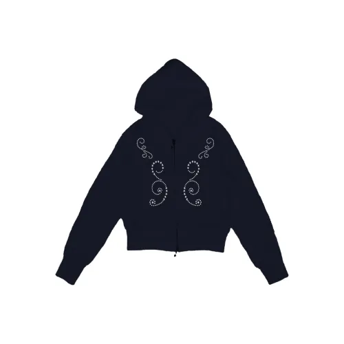 LOCAL ALIENS Темно-синий синий унисекс свитшоты