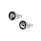 Серьги-гвоздики "Пальма Fist" - 1 пара