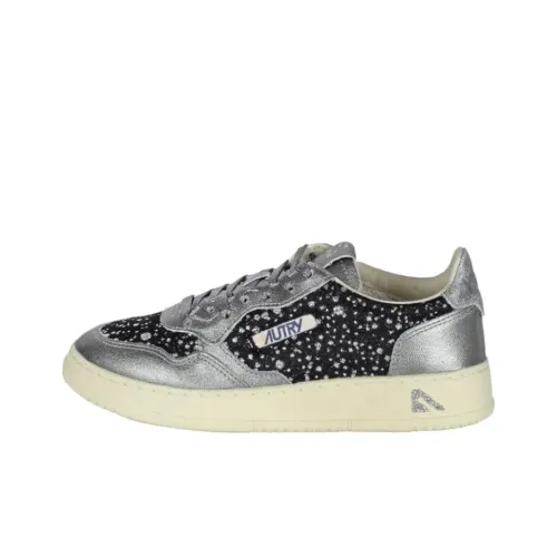 AUTRY Medalist Украшенная Низкая Повседневная Обувь Женская Серебряная Черная