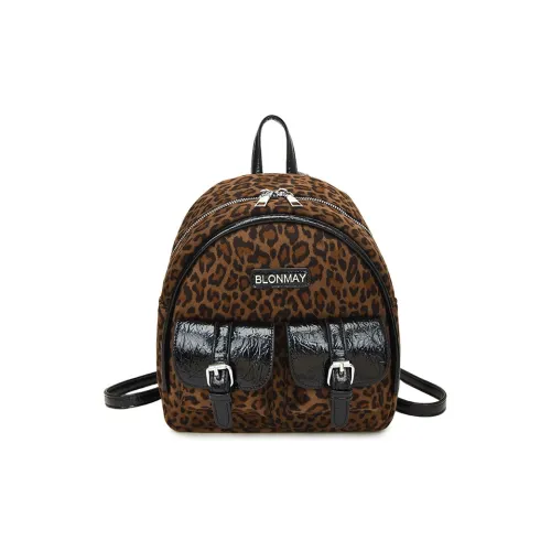 DIFFERENT FACES ПУ (полиуретан) Рюкзак Женский Леопардовый С принтом