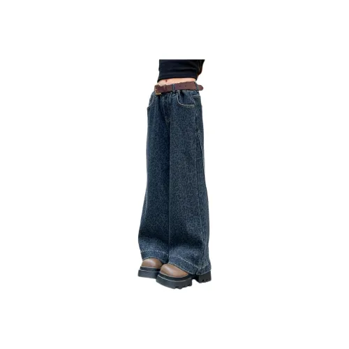 Marcolor Синий С флисовой подкладкой Штаны Школьный возраст Джинсы