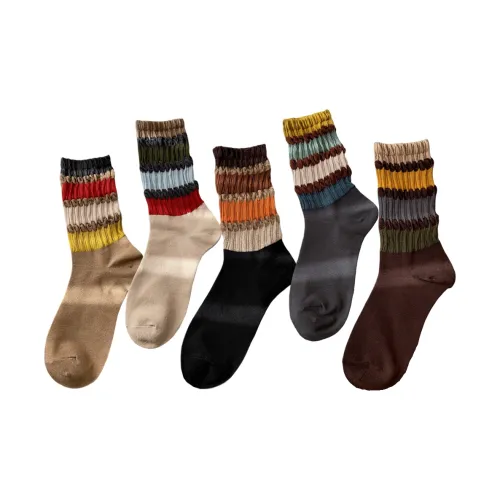 NACARADAR Носки Crew Унисекс 5 пар Комбо