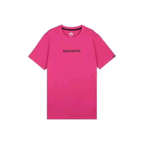 XTEP Короткий рукав T-рубашка мужская красный цвет питахайя