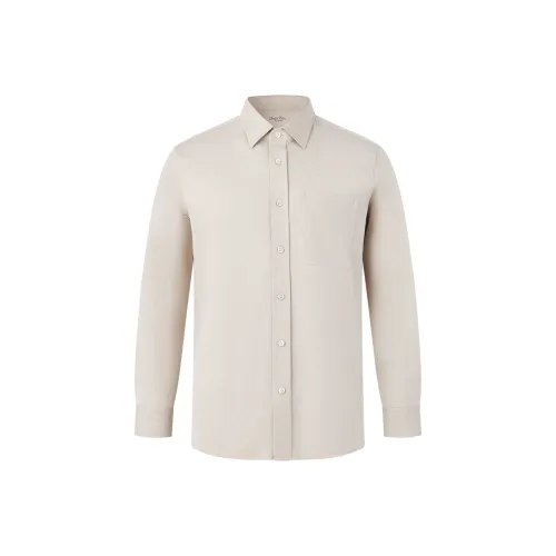 DEGRE ZERO Длинная рукавная мужская рубашка