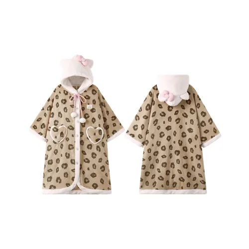 MIOJUER Верблюжий цвет Один Сиреневый Женские Банные халаты