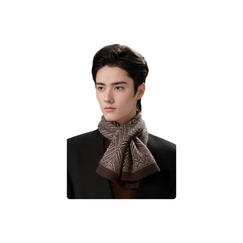 FOSS PHIL 100% кашемир Вязаные шарфы Мужской