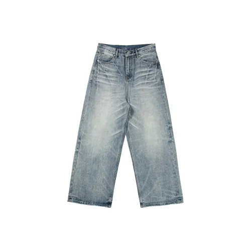 COUNTRY MOMENT Синий Унисекс Джинсы