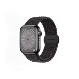 [Starry Black] Круглый Магнитный Вязаный Ткань Нейлоновый Ремешок