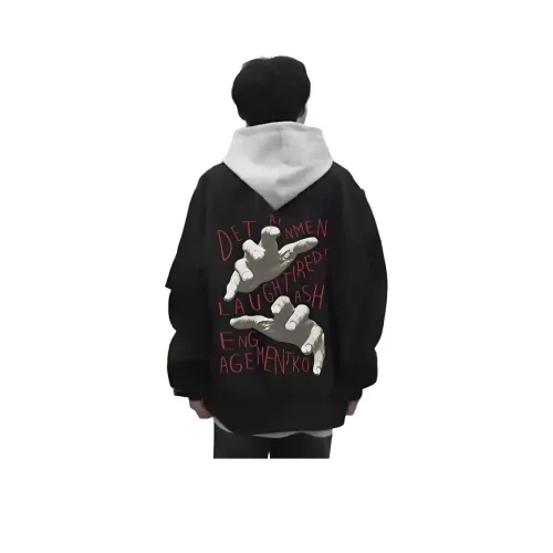 PWUE Черный флис с подкладкой унисекс куртки