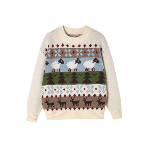 YUANYUAN GIRL Свитер Зимний Детский Возраст 3-7 лет