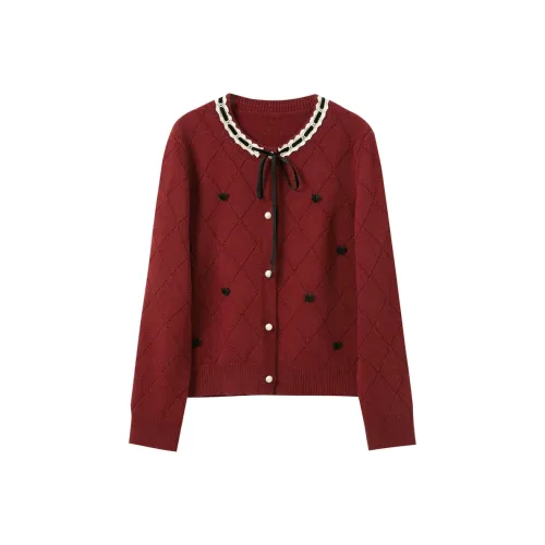 3COLOUR Бургунди Женский Трикотаж