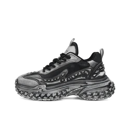 OUBT Уличный Модный Резиновая Подошва Дизайн Модные Кроссовки Винтажный Универсальный