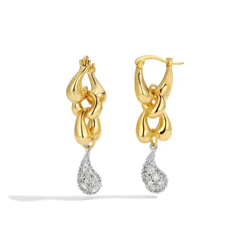 BOONEE ALUS Серьги с золотым покрытием для женщин