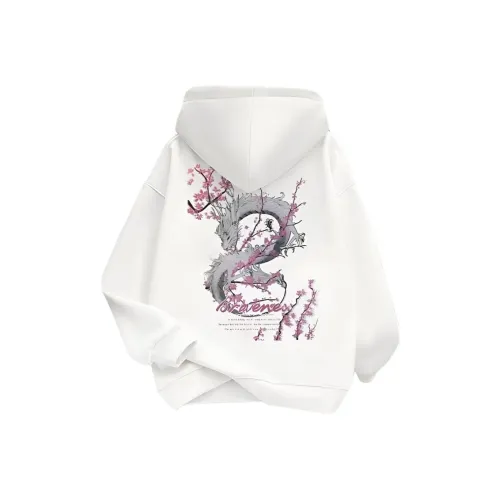 GOYN Белый Флисовый Подклад Свитшоты для школьников