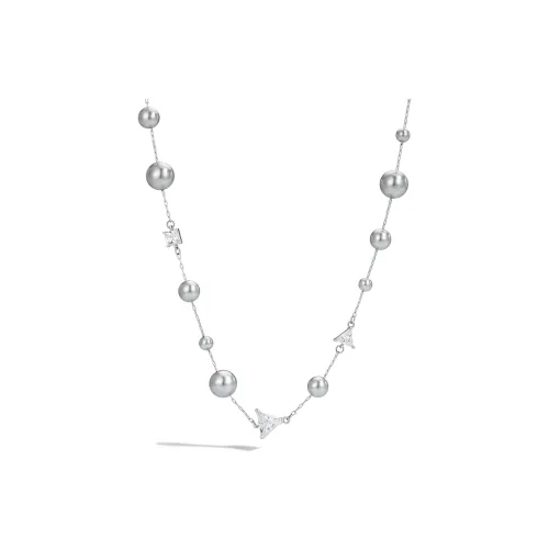 BOONEE ALUS Ожерелье с родиевым покрытием и медью женское