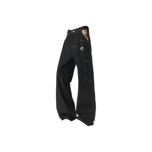 DAREASY Черные Унисекс Джинсы