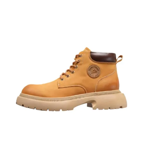 SENJIALUO Короткий Мартин Ботинок Низкий каблук Мужской