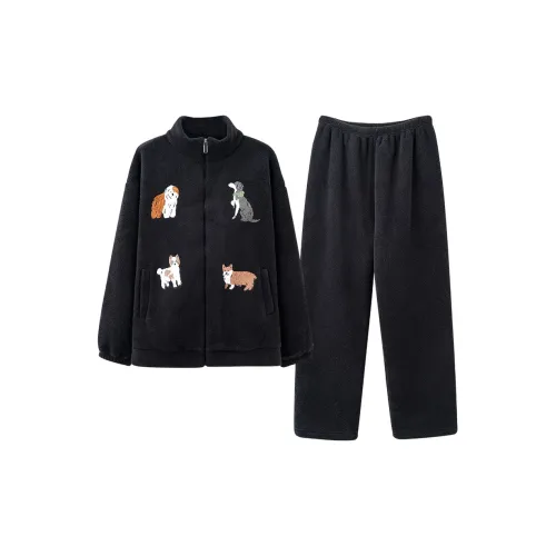 MAKEGONGZHU LYR91242 4 шт Щенок Пара Мужской Мужской Пижамные комплекты
