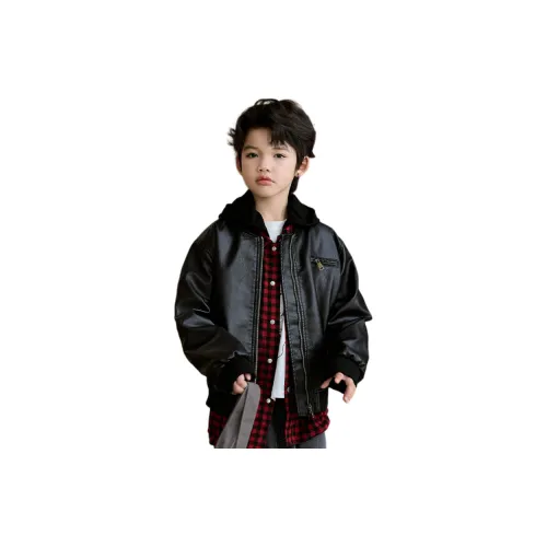 YALU Черный флис с подкладкой школьные куртки