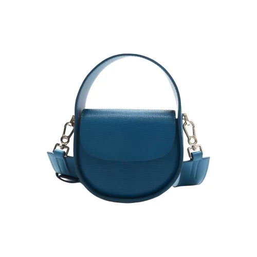 JESSIE JANE Коровья кожа Седло Сумка Рюкзак Сумка Сумка через плечо Маленький Унисекс Утка Циановый