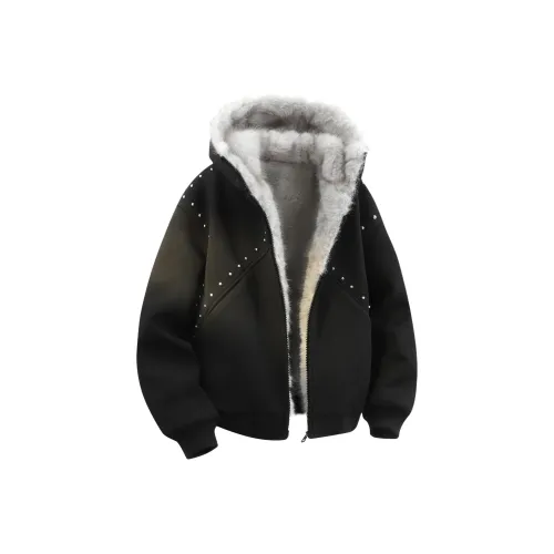 CTIDESTRAW Бархатовое пальто унисекс