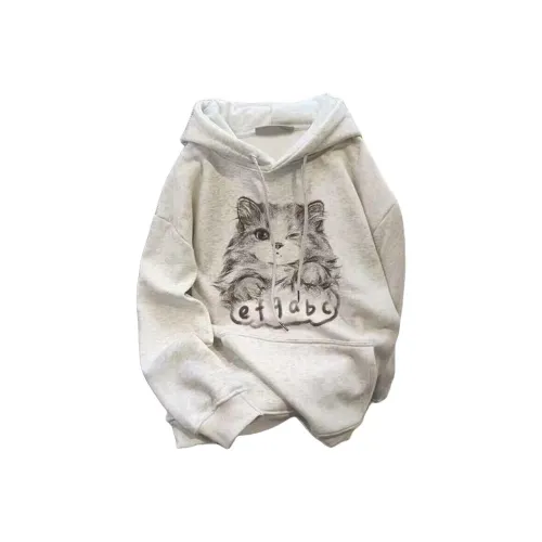 NRXX Белый Серый Унисекс Свитшоты