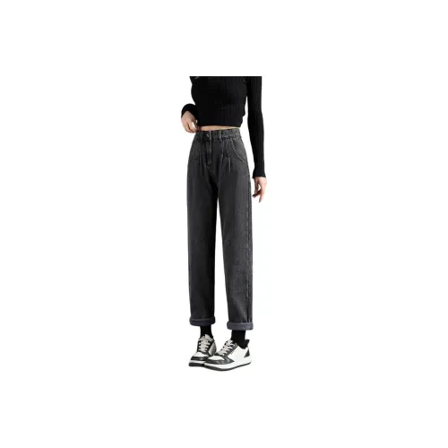 Tonlion Черный Серый Цвет Женские Джинсы