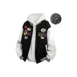 Черный (С подарками Exquisite Свитшот, One Piece) [Улучшенный Утепленный-2000T Сжатый хлопок]