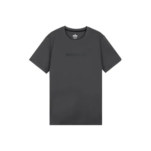 XTEP Короткий рукав T-рубашка мужская сосна чернильно-серый