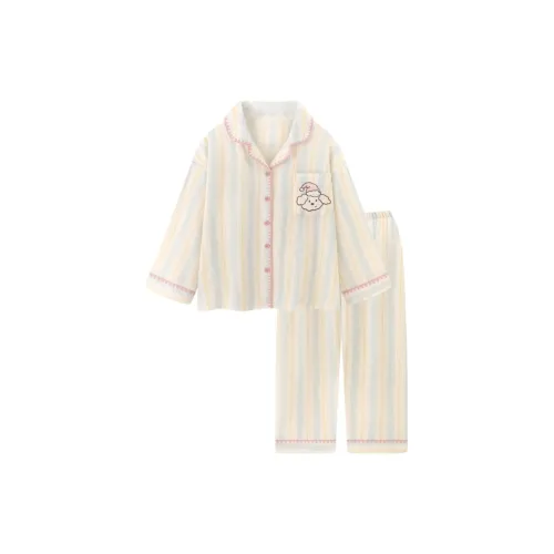 XIAOLIZI Щенок С Розовой Шляпой AT The Сумка Mouth Женские Пижамные Комплекты