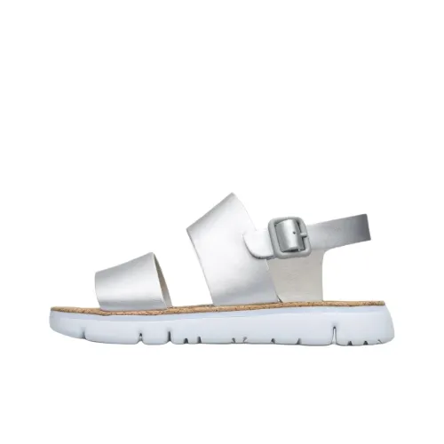 CAMPER Oruga One Ремень Сандалии Женские Серебристые