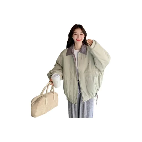 BRG Зеленый Женский Пуховик