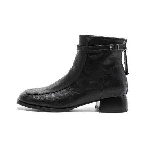 LAORENTOU 12cm Мартин Ботинки Женские