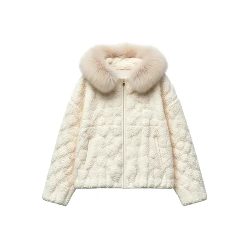 BELOVED STARRY Бархатовое пальто с женским дизайном