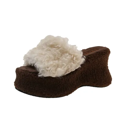 LUTAI Резиновая слайд Хлопковая тапочка Женская