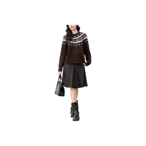 CPYT Смешанный цвет Женский Трикотаж