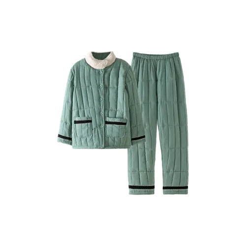 UAVAE ZJ LG1741 Шалфей Зеленый Женский Пижамный Комплект
