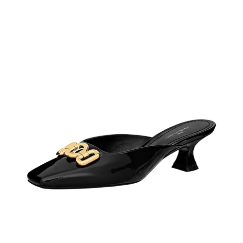 LOUIS VUITTON Роторные Домашние тапочки Женские Черные