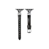 Черный с серебряной пряжкой