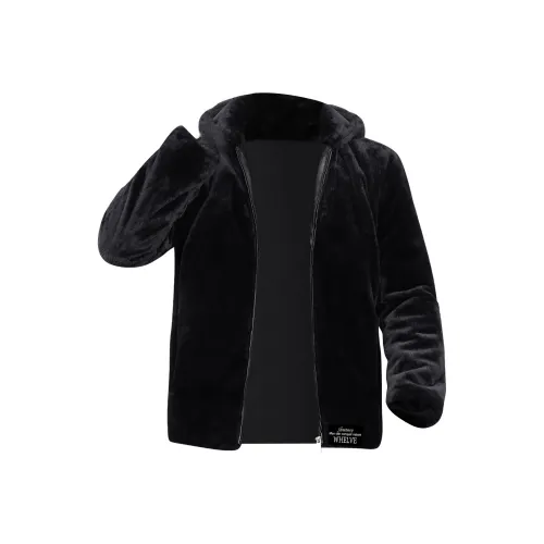 WHELVE Черный Унисекс Пуховики