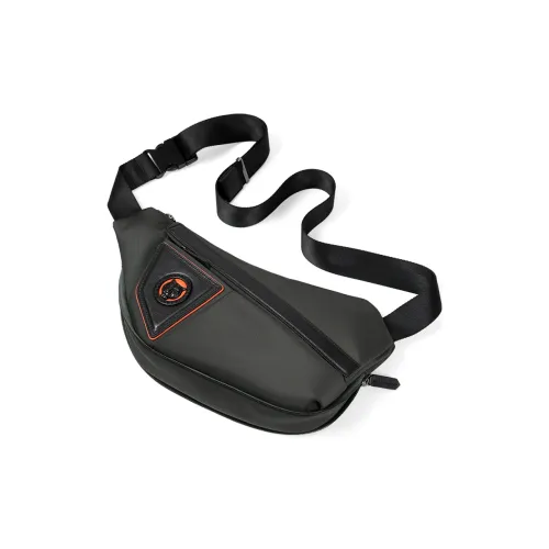 PABOJOE Нейлоновая сумка через плечо Стандартная мужская Светло-черная