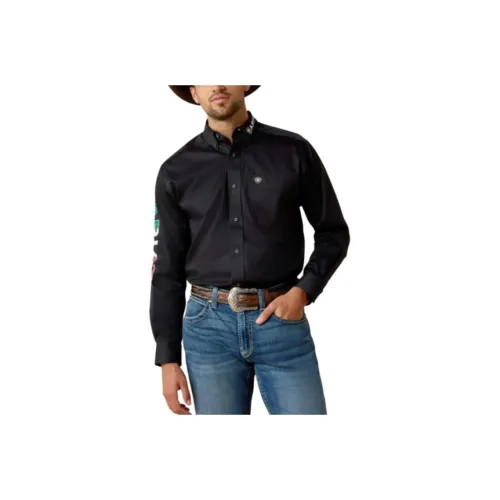 ARIAT Мужские черные рубашки