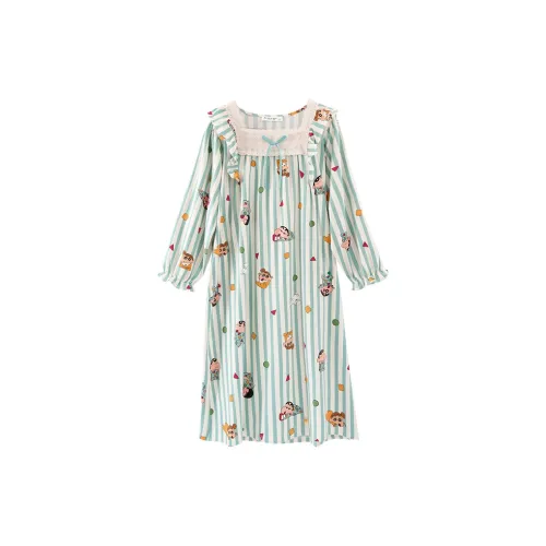 QINZUIMAO X Crayon Shinchan Ночная сорочка Женские
