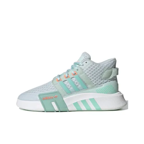 Adidas Originals Eqt Bask Adv V2 Амортизация MID Топ Повседневная обувь Женская Светло-зеленая