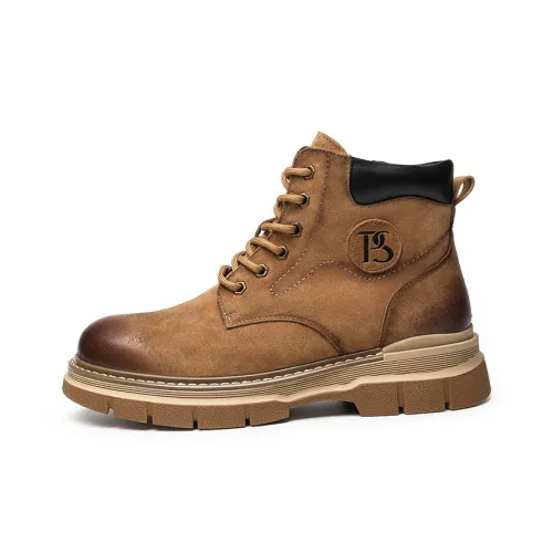 PT'SON Martin Boots Earth Yellow Men's